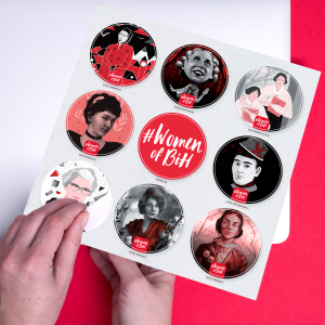 Stickers Set 1 - #WomenOfBiH (English)